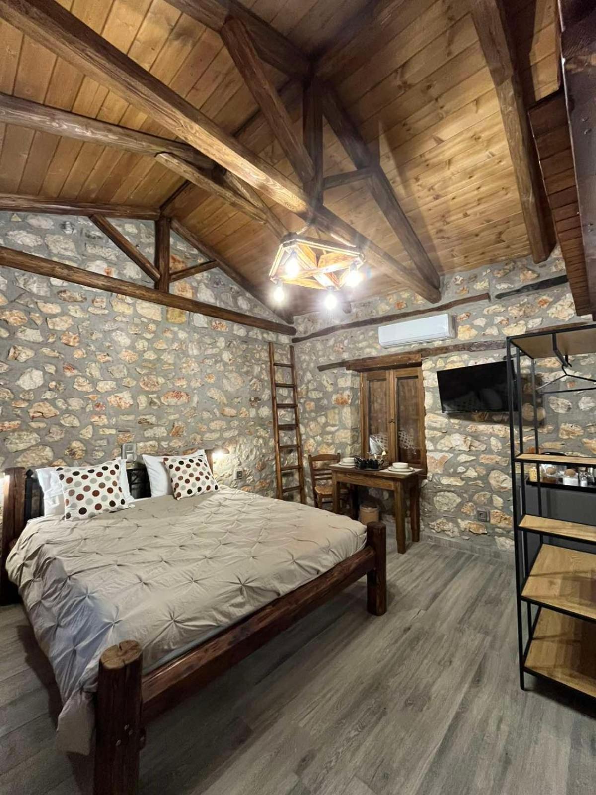 Traditional Stone Guesthouse Agios Ioannis  Buitenkant foto